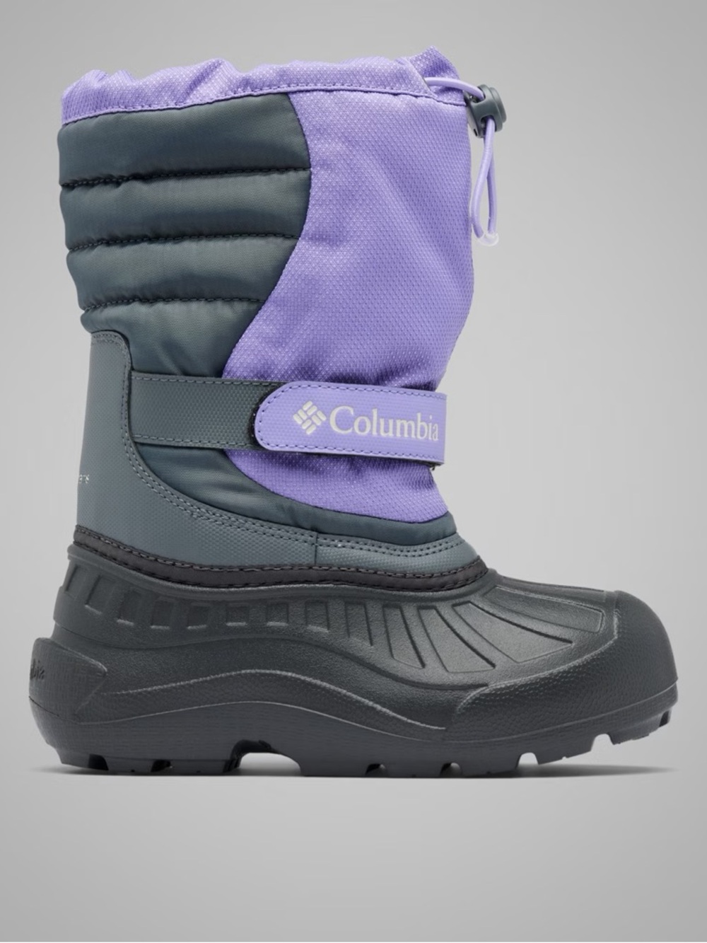 Columbia Big Kids' Powderbug Snowlite Boots Size 7 Purple